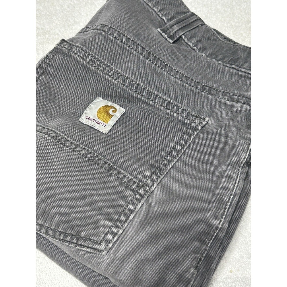 Carhartt Rugged Flex Rigby Work Pants Men's Size 32x34 Gravel Grey 102517